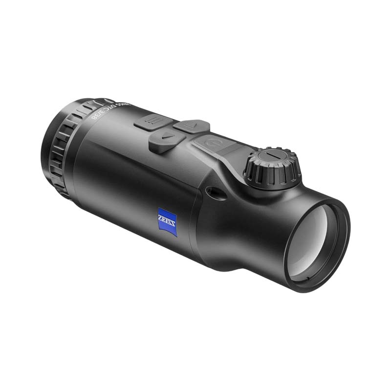 ZEISS DTC 3/38 Pro — Visão noturna, imagem térmica, conexão com smartphone, alertas inteligentes e gravação. Alcance de até 1950 metros, com imagem mais nítida e reconhecimento de longo alcance mais preciso.